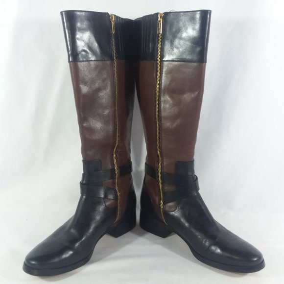 Michael Kors Jet Set 6 Leather Riding Boots 9M - Picture 5 of 12